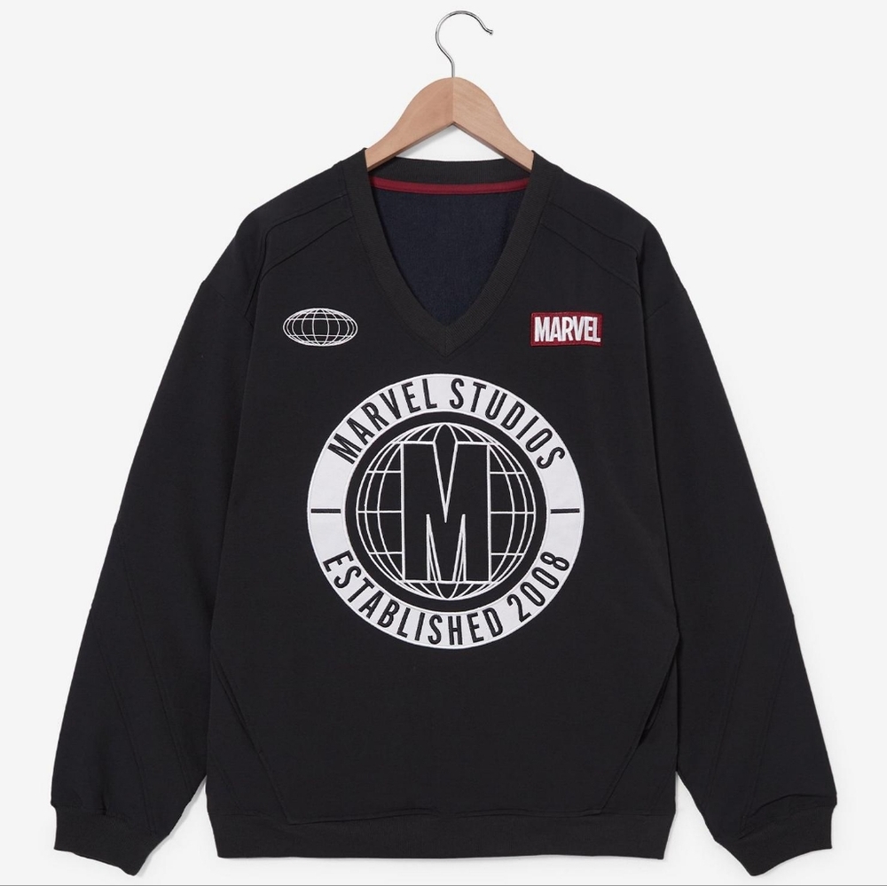 Marvel Studios Embroidered Sports Sweatshirt — BoxLunch Exclusive